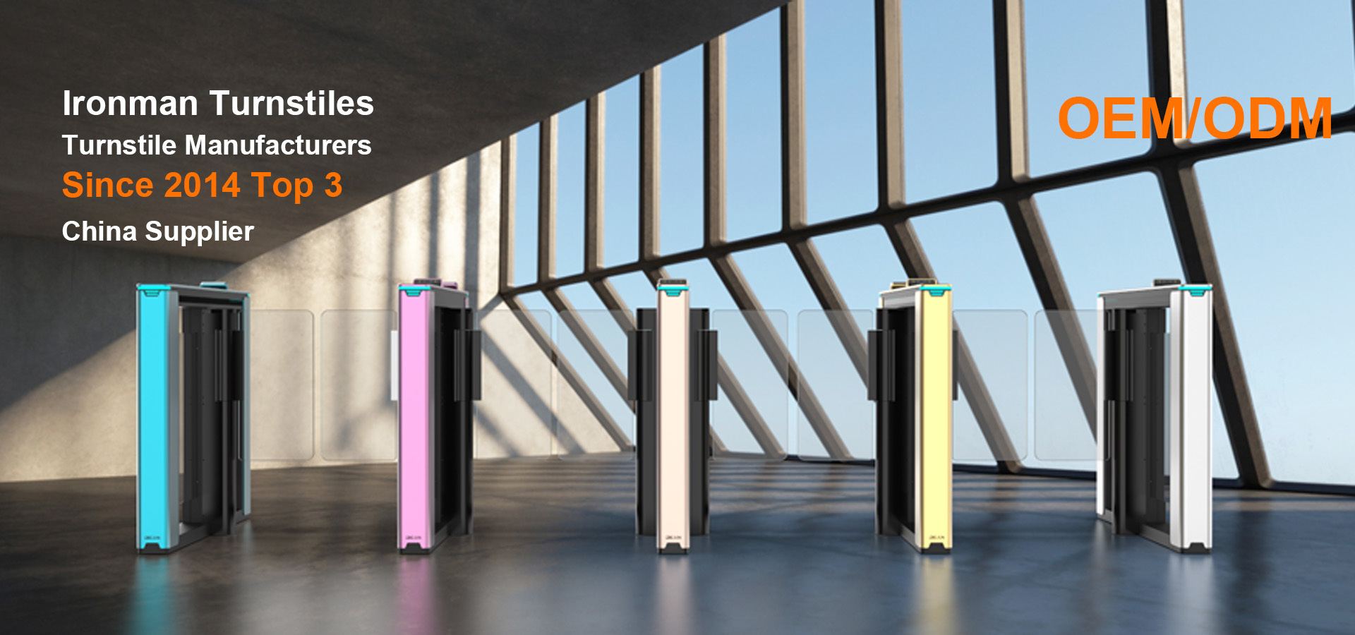 Qualité Tourniquet barrière à lamelles Usine