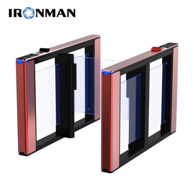 Supermarket Face Recognition IM.LB01 NFC Speed Gate Turnstile with 8 Pairs of Infrared Detection Sensor and ≤1200mm Channel Width