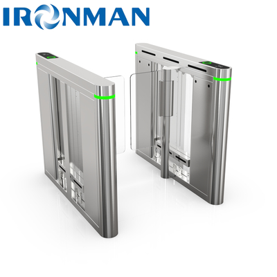 Tourniquet de contrôle d'accès automatique en acier inoxydable, sécurité commerciale, portillon rapide, système d'entrée de bureau, compatible RFID