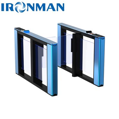 Mode de passage Lecteur de code NFC Prise en charge de la carte ic/id Conception étroite et esthétique voie de vitesse tourniquet Lobby Vitesse Porte vitrée