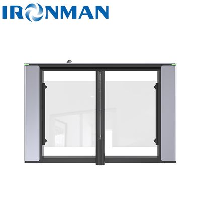 Couverture supérieure de 10 mm d'épaisseur de précision en alliage d'aluminium moulé Porte piétonne tourniquet pour la gestion de l'entrée du bâtiment de bureaux