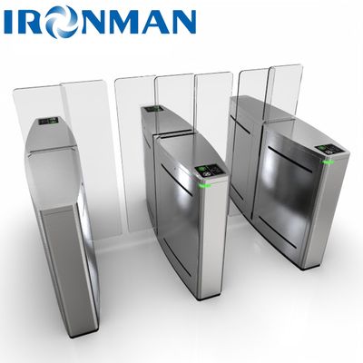 Porte coulissante automatique à économie d'énergie 1400* 335* 980mm 6 paires de détecteurs infrarouges